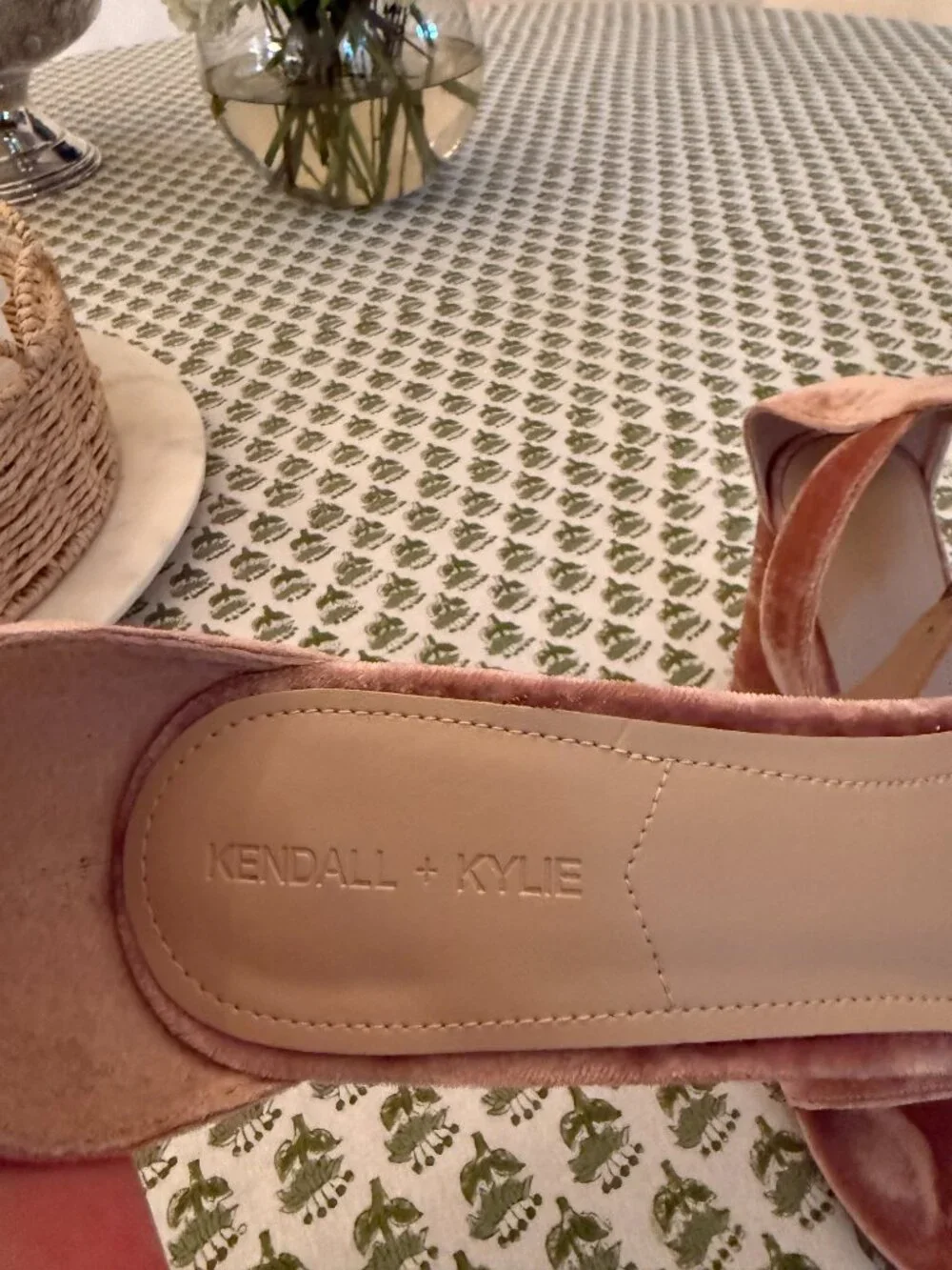Kendall + Kylie Pink Velvet Heels | Womens Size 9